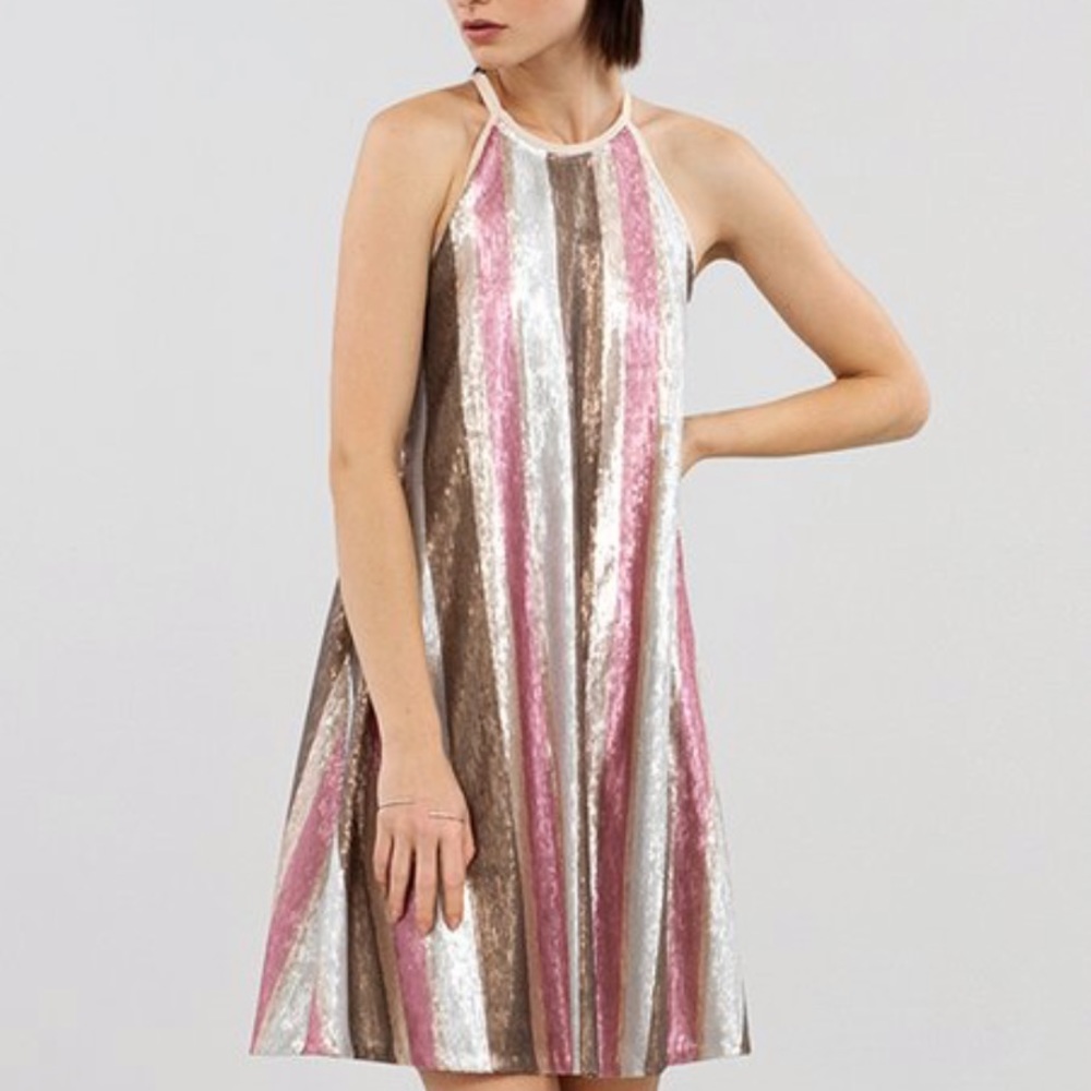 RACHEL ROY SEQUIN DRESS